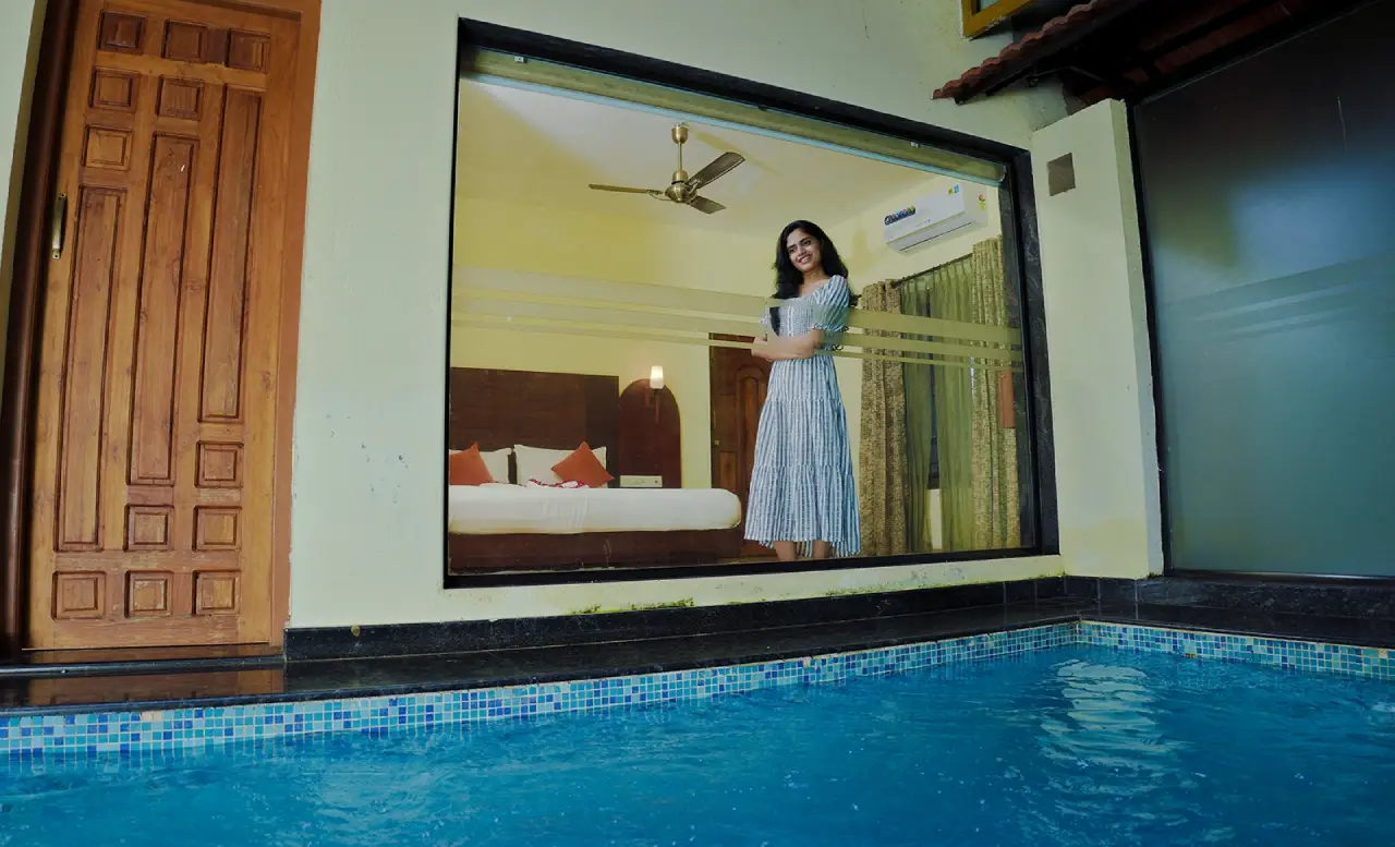 Luxury private pool villa in Wayanad at Indeevara Retreat