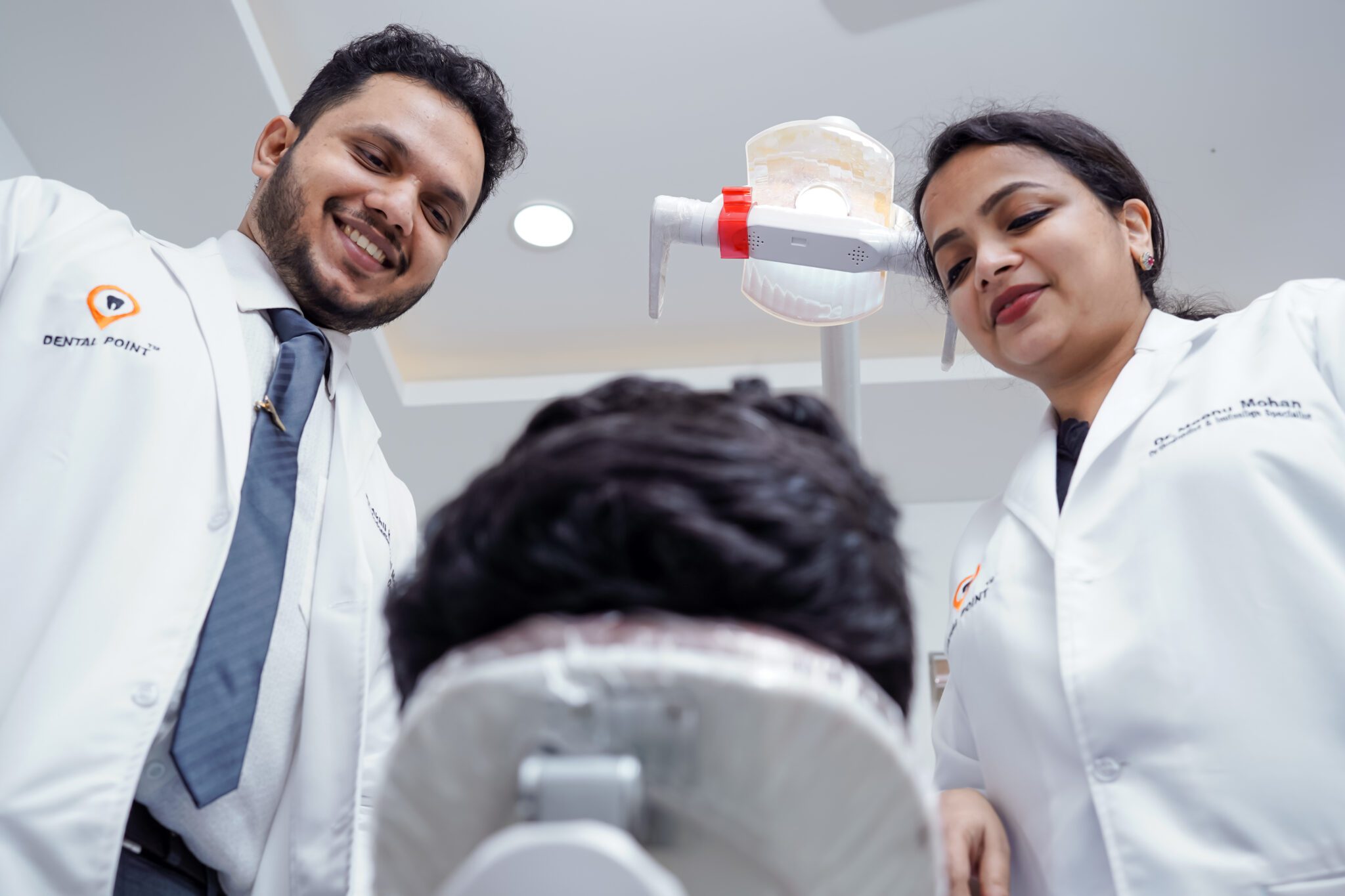 Modern dental clinic in Kochi with advanced dental equipment, comfortable treatment chairs, and friendly family dental care environment at Dental Point