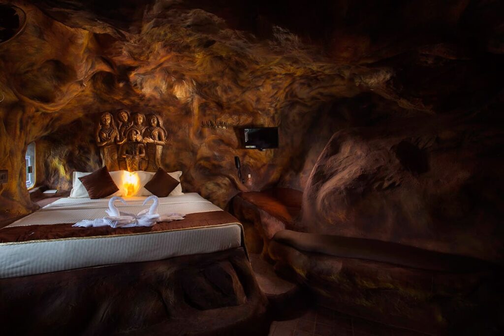 Luxury cave rooms surrounded by Vagamon’s scenic beauty