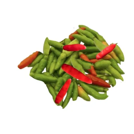 Premium Bird Eye Chilli Green without stem by Mahagrand Spices