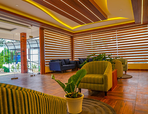 Winternote Munnar Resort surrounded by lush greenery and scenic hills, offering a peaceful nature retreat in Munnar, Kerala.
