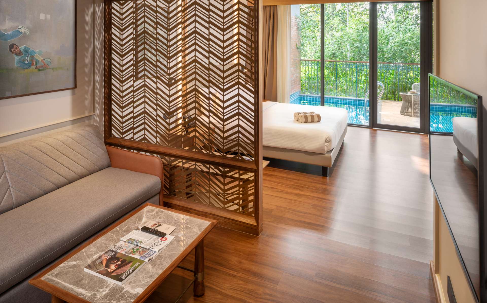 Luxury suite with private pool at Lords 83, a perfect room for a weekend getaway in Wayanad